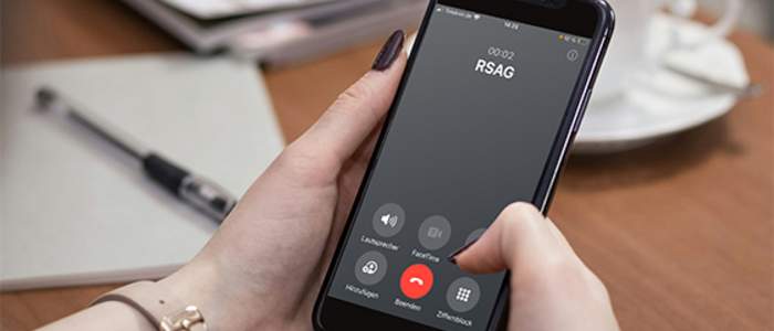 Anruf im RSAG-Kundencenter